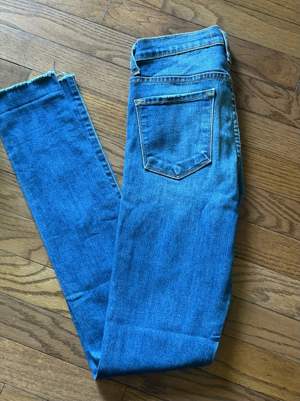 Flying Monkey Blue Distressed Women's Skinny Jeans